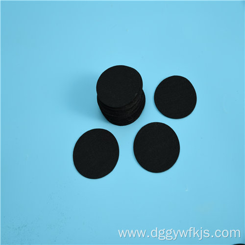 Black sanitary filter material cotton